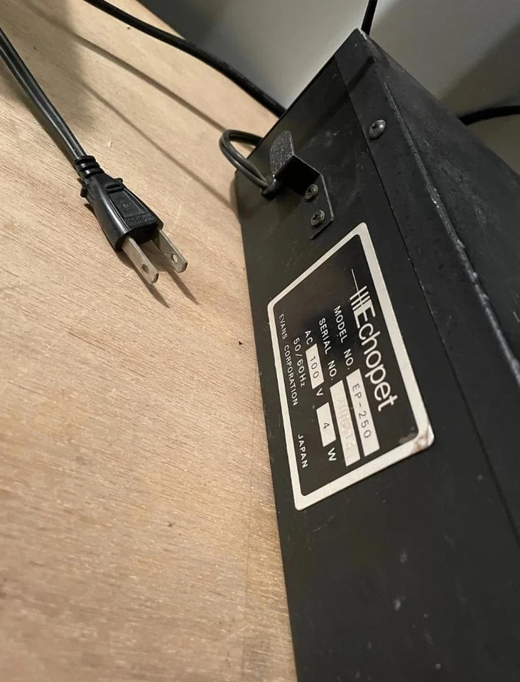 Evans EP-250 Cinta Vintage Eco Spring Reverb Años 70 Japón MIJ Analógico Retraso Funciona Foto 2 de 4