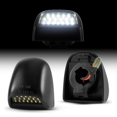 White LED License Number Plate Lights For Silverado GMC Sierra 1500 2500 3500 x2