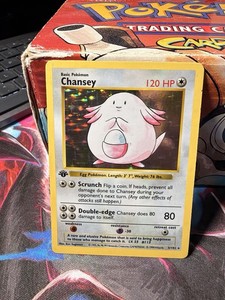 chansey pokemon card first edition PSA 8 NM - MT (Any other effects of attacks still happen.) [4] Double How playground sexism led to