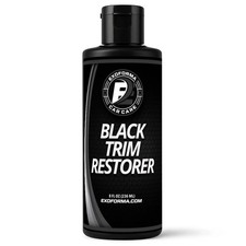 ExoForma Black Trim Restorer - Lasts 6 Months, Dye Infused 8 Oz,