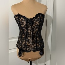 Elegant Black Lace Corset