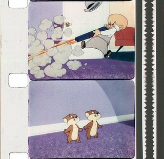 PESTS FOR GUESTS great WB Elmer Fudd TECHNICOLOR cartoon on 16mm film stock 1955