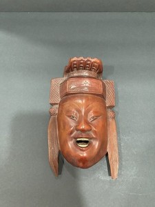 vintage Chinese hand-carved wooden mask Carved From Rosewood From China