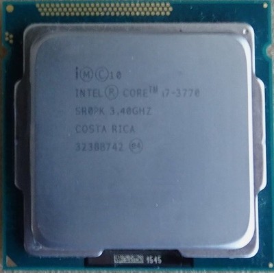 Intel Core i7- 3770 3.4 GHz 4-Core LGA 1155 Processor