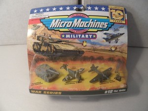 Micro Machines Military War Series #18 The 1940s Tank Plane Set Galoob