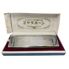 Vintage Miyata-Phone Harmonica 21 Holes Tokai Gakki Japan w/ Original Box Rare