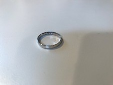 platinum womens wedding band size 7.5