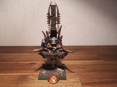 Warhammer Lord Kroak der Echsenmenschen Selten gut bemalt