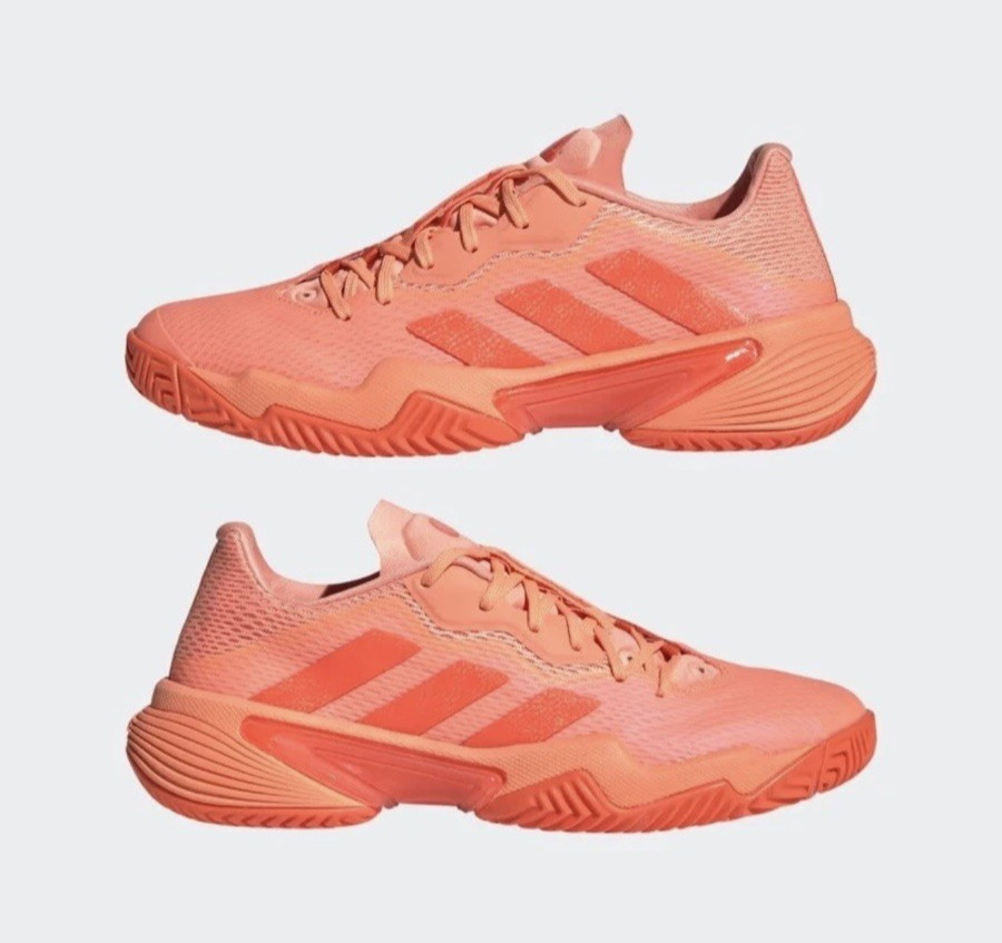 adidas Barricade Women's Athletic Tennis Shoe Beam Orange GW