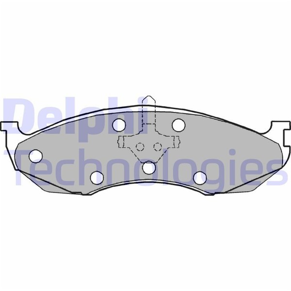 Delphi BremsbelÄGe Satz Vorderachse Passend FÜR Jeep Cherokee Grand Wrangler-image