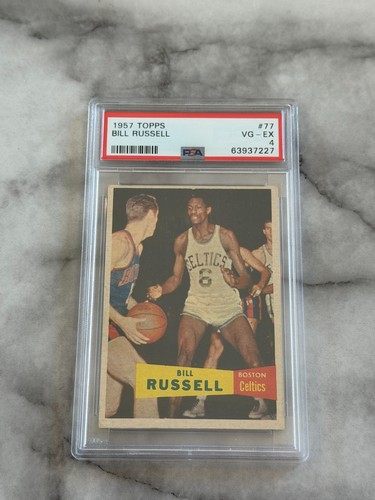 1957 Topps Bill Russell RC PSA 4 