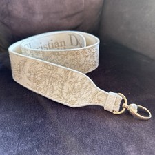 Christian Dior Schulterriemen creme/gold - La...