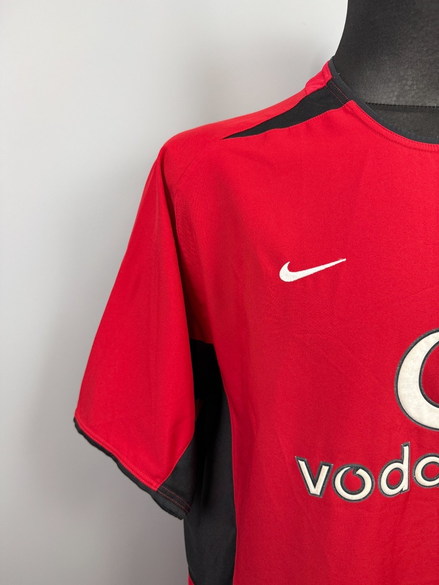 MANCHESTER UNITED 2002 2004 HOME SHIRT FOOTBALL SOCCER JERSEY NIKE