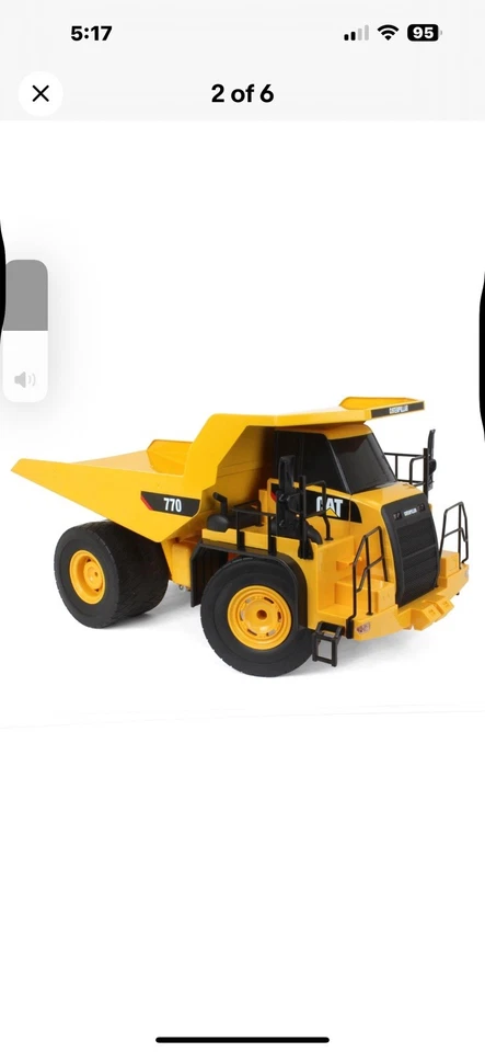 Diecast Masters 1/12 Radio Control Caterpillar 770 Mining Truck, 25601 - Image 3 of 4