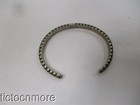 VINTAG NORMAN LOMAHEFTEWA HOPI INDIAN CUFF FEATHER STACKER CUFF STERLING — photo 6