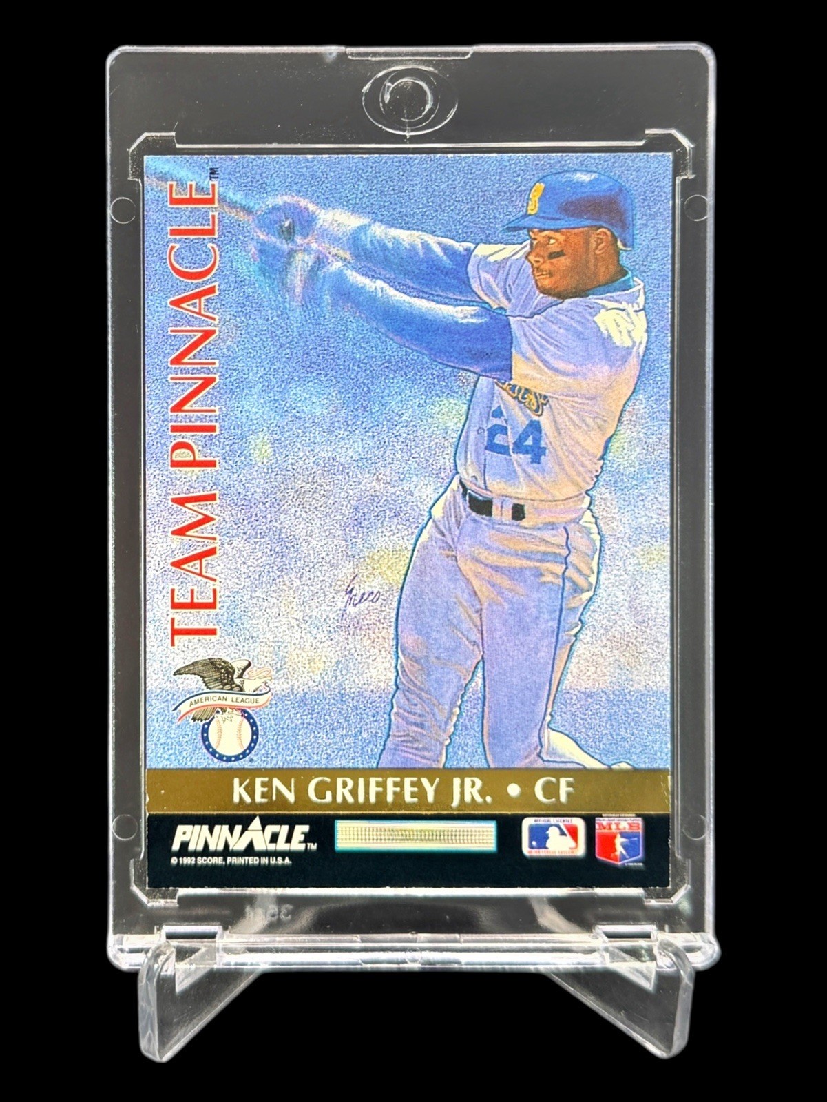 1992 Score Pinnacle KEN GRIFFEY JR “TEAM PINNACLE” 9 OF 12 GOLD FOIL🔥RARE🔥