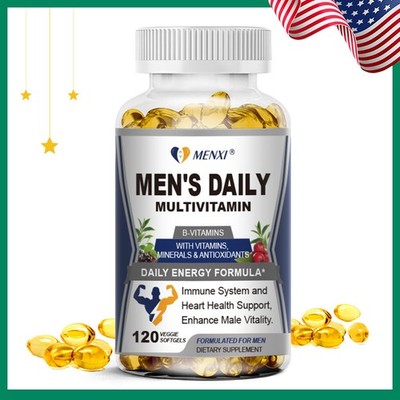 Men's Multivitamin - Daily Nutritional Support for Energy & Vitality | 120 Caps