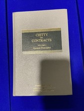 Chitty On Contracts Volume 1 General Principles Twenty-Ninth Edition 2004