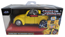 Jada Toys Transformers Bumblebee Volkswagen Beetle Autobot 1:32 Yellow