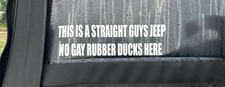 Jeep Wrangler Decal Stickers No Rubber Ducks 10