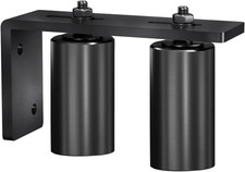 Gate Roller Guide,4"Slide Gate Guide Roller with L-Bracket,Universal Adjustable