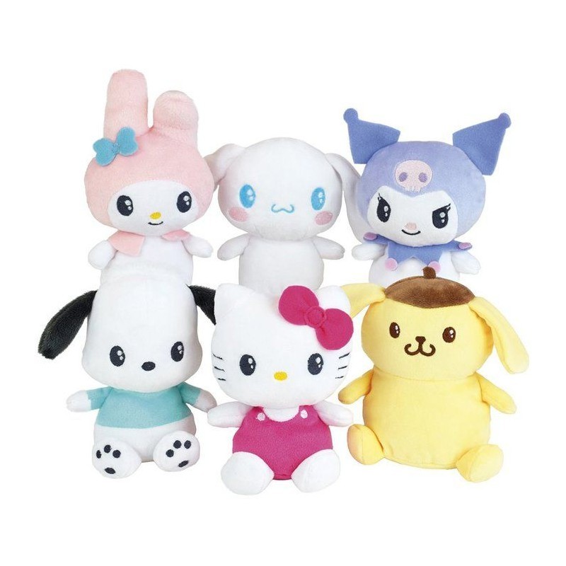 Peluche Kawaii Cinnamoroll JEMINI Hello Kitty mini doudou blanc de 13 cm