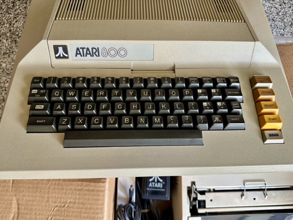 Vintage Atari 800 Computer System, Atari 1025, Atari 410, Atari Games ...
