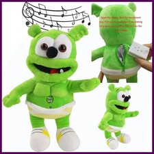30cm/ Singing Gummy Plush Toys With Music Voice Gummy Bear Stuffed Dolls Peluche