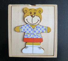 Holz Steckspiel Teddybär