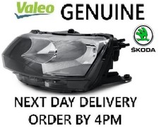 GENUINE OEM Valeo Skoda Rapid Halogen H7 Headlight Left 2012-22