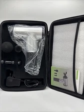 Massage Gun Percussion Massager Deep Tissue Muscle Vibrating Relaxing + 4 Heads