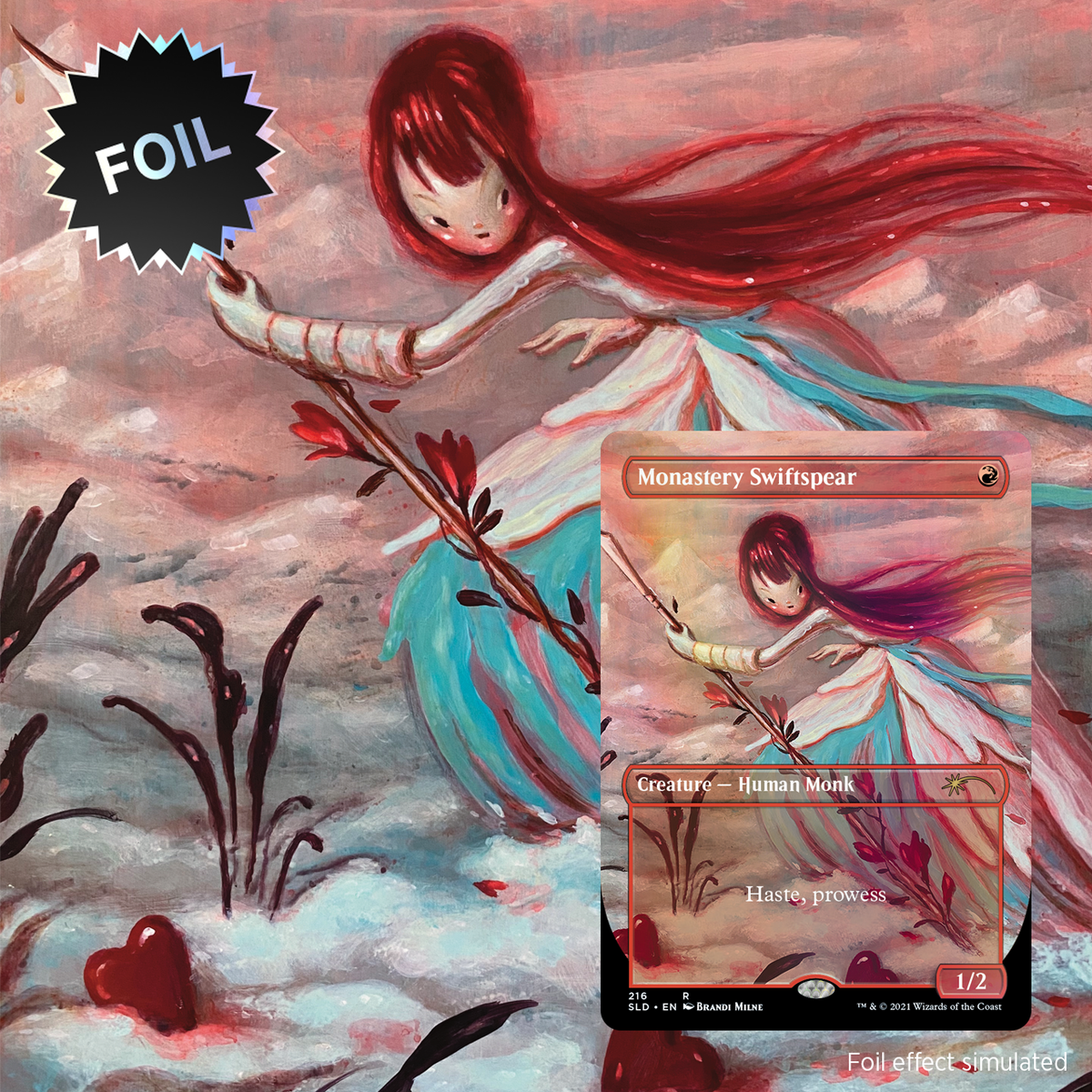 SECRET LAIR OPENED BOX Valentine's Day 2021 FOIL Edition Magic MTG