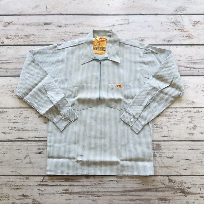 Vintage Ben Davis Long Sleeve Work Shirt Union Made in USA Yellow Tag Size M #2