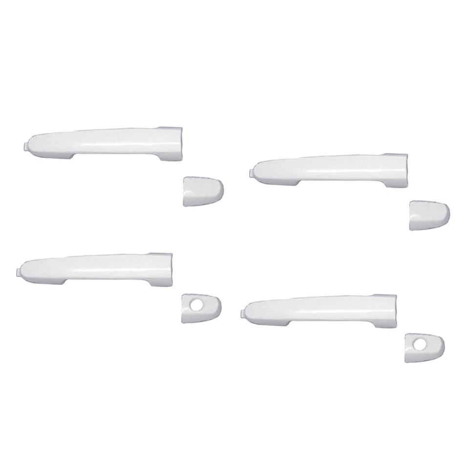 Manija de puerta exterior 4 piezas delantera y trasera para Toyota RAV4 Scion xA xB blanca 040 Foto 2 de 4