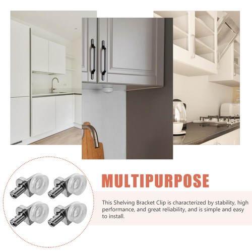 40 Pcs Cabinet Suction Cup Plate Holder Kitchen Shelf Bracket Support - 第 5/12 張圖片