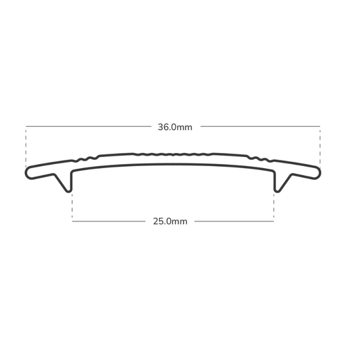 Bronze Colour - Carpet Cover Strip - 36mm Width - Door Bar Trim Threshold Metal - Picture 2 of 2