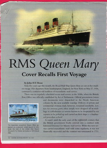 Queen Mary First Voyage Covers Menu Signed Captain Book Last Voyage Covers Paper - Picture 14 of 14