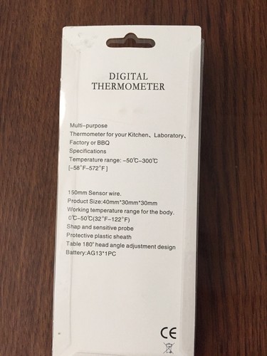 Digital Thermometer For Kitchen Laboratory Factory BBQ Turkey Milk US Shipping - Picture 4 of 8