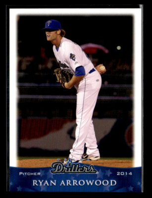 Ryan Arrowood 2014 Tulsa Drillers Team Set