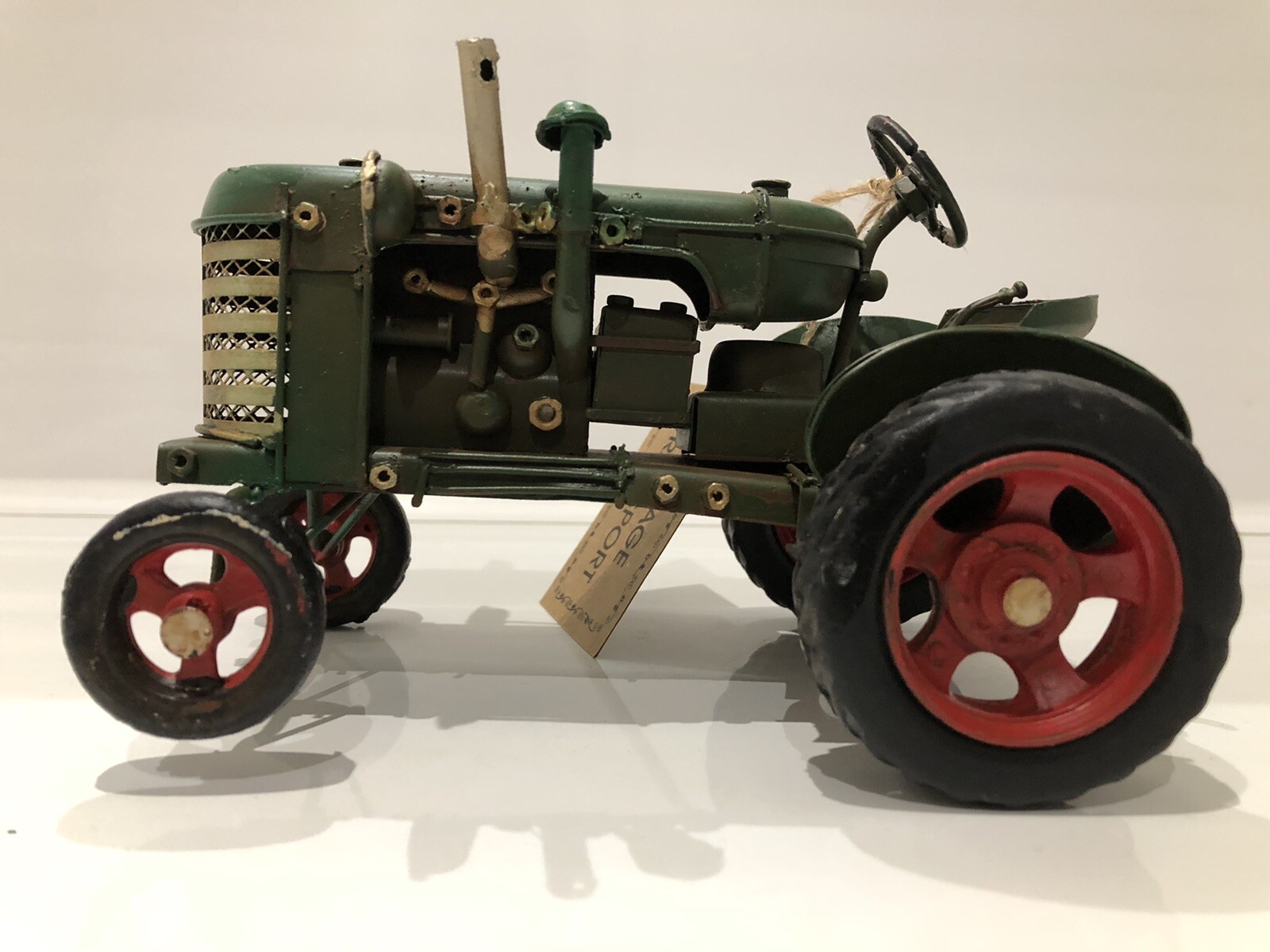 Tin Vintage Green Model Massey Ferguson Style Tractor Ornament Gift