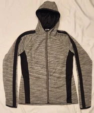 Women's Athleta Snowscape Space Dye Performance Hoodie Sz Medium