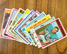1972 Topps Football #1-263 You-Pick. Complete-Your-Set. EX-NM-NM+. Combined Ship