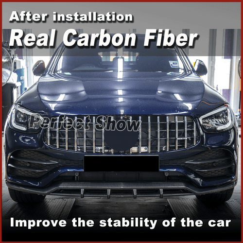 Carbon Frontspoiler Frontlippe Spoilerlippe Für Mercedes GLC X253 GLC300 2020-21 - Picture 2 of 14