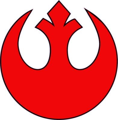 Star Wars Rebel Alliance наклейка, переводная картинка комиксы ноутбук стен...