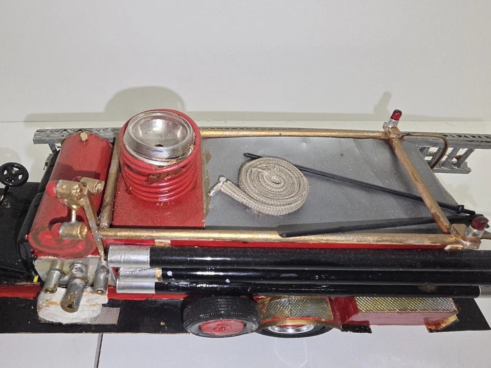 Madera de balsa de turco fuego grande vintage hecha a mano Foto 4 de 4