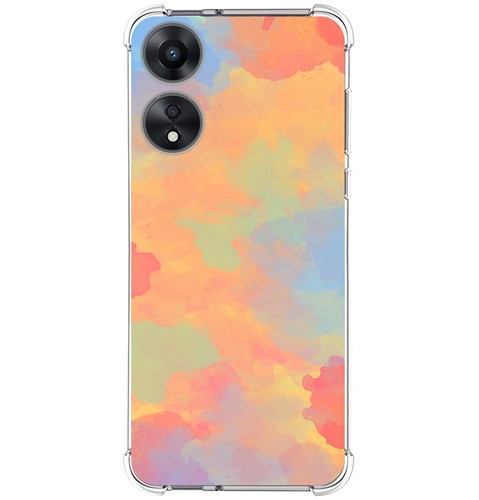 Coque Silicone Anti-chocs pour Oppo Reno 6 Pro 5G Design Aquarelle 08