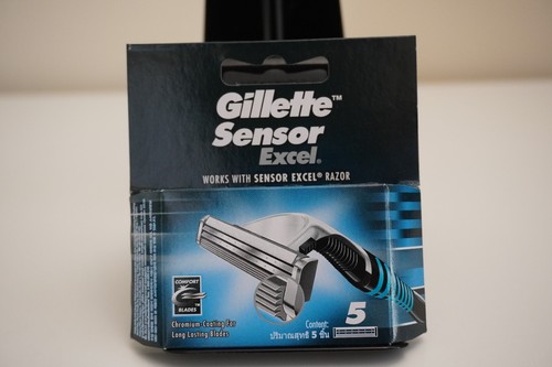 Gillette Sensor Excel Razor Blades, Pack of 5 Cartridges | eBay