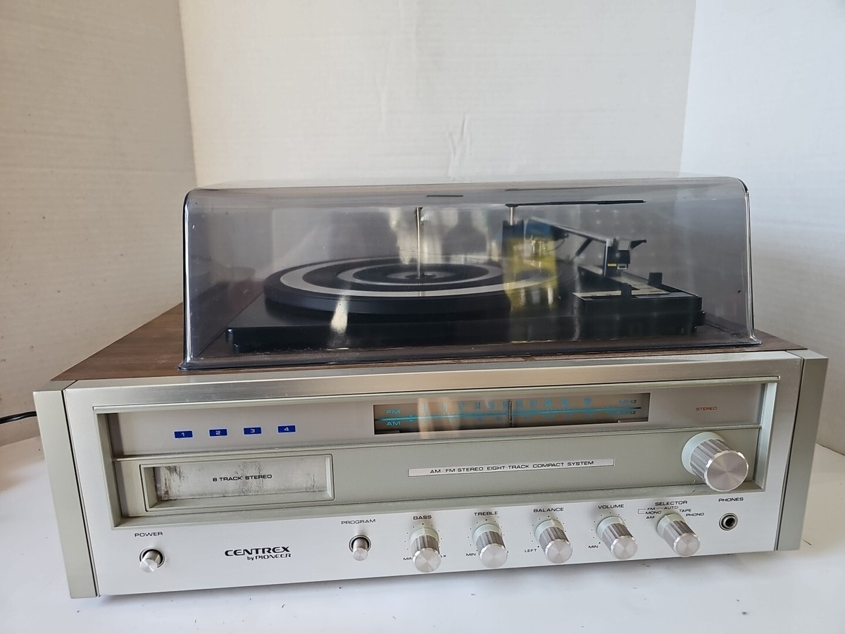 Vintage Centrex by Pioneer 8 Track Recording AM/FM Stereo