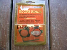 Millett 1" Gloss Black Extension Turn-In Style Scope Rings