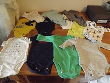 BABY INFANT LOT OF 12 ONE PC BODYSUIT ONSIES SIZE 3-6 MONTHS